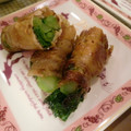 ｳﾏちゃん's cooksnap of when they made お弁当の…「おかず菜の花の和風肉巻き」.