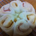 品川心中's cooksnap of when they made チョコ＆ピーナツクリームのちぎりパン.