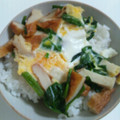 Rina☆ken's cooksnap of when they made ✿さつまあげの玉子丼✿.