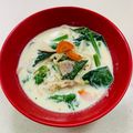あっこ姉's cooksnap of when they made ベーコンとキノコほうれん草のミルクスープ.