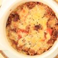 朝まと's cooksnap of when they made 残り物カレーのチーズ焼き.