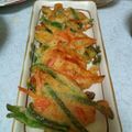 amopan's cooksnap of when they made にんじんとピーマンの明太チヂミ.