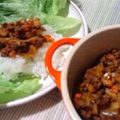 みやっちゅ's cooksnap of when they made 挽き肉のレタス包み.