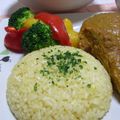 あいぽねっと's cooksnap of when they made 電子レンジで【サフランライス】.