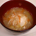 龍青空ママ's cooksnap of when they made 炒めたタマネギと卵のお味噌汁.