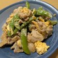 わかポン☆'s cooksnap of when they made ◆スナップえんどうと卵の豚肉炒め◆.