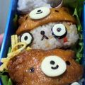 いずみ05's cooksnap of when they made キャラ弁　お稲荷　パンダ.