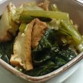 kisaragicats's cooksnap of when they made 栄養満点☆小松菜と厚揚げの煮びたし.