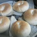 ‥Σауμ‥'s cooksnap of when they made 黒ごまベーグル.