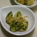 プンプン庵's cooksnap of when they made レンジで！新じゃがの春色衣♪.