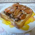 クレイプメートル's cooksnap of when they made 塩胡桃×ココア・トマトのトースト.