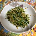 こきんちゃん✋'s cooksnap of when they made 水菜の胡麻和え.