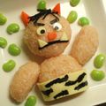 sacoママ's cooksnap of when they made ＊節分キャラ弁＊ 赤鬼くん.