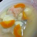 ドクターよっち's cooksnap of when they made 調味料2つだけ！三平汁（鮭のあら汁）.