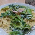 afresh's cooksnap of when they made ☆生クリーム無し＆時短なクリームパスタ☆.