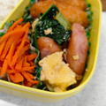 ナカミチ's cooksnap of when they made 簡単一品♡小松菜とハムと卵の炒め物.