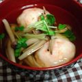 さくらいるか's cooksnap of when they made 海老しんじょ椀.
