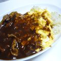 yukiはぴ's cooksnap of when they made きのこたっぷりオムハヤシ.
