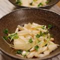 iam樹's cooksnap of when they made 山芋と貝割れの明太子和え♪.