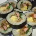 jevo's cooksnap of when they made 韓国・巻き寿司【キンパプ】恵方巻きにも♪.