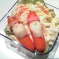 ひろぉっち's cooksnap of when they made ウィンナーｄｅサンタクロース(キャラ弁).