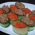 のんべぇヒロ's cooksnap of when they made 納豆マヨのきゅうり軍艦寿司.
