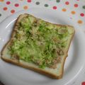 ひぃこ＊'s cooksnap of when they made とろけるチーズのツナキャベツトースト.