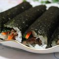 yukanosuke's cooksnap of when they made 韓国風海苔巻“キムパプ”　恵方巻にも！.