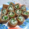 まめたんぼ's cooksnap of when they made 長いもと水菜とにんじんの巻き②とんかつ☆.