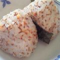 きんぎょねこ's cooksnap of when they made 我が家のおむすび①桜海老の胡麻にぎり.