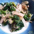 ユーロン's cooksnap of when they made ほうれん草とエリンギのシャキとゴマ和え.