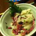 ゆうひﾏﾏﾝ's cooksnap of when they made ヒラメのエンガワとミョウガの梅わさび和え.