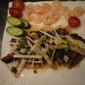 スタイリッシュママ's cooksnap of when they made 韓流？！ちょっとおしゃれな鰹のタタキ　.