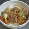 めかにか's cooksnap of when they made 鶏モモ野菜炒め丼オイスター＆ナンプラー風.