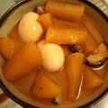 afro1004's cooksnap of when they made 大根と椎茸のこっくり味噌煮.