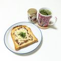 みさきっちん♪'s cooksnap of when they made 材料３っつ♡なめたけチーズトースト♪.