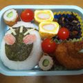 さくあんまぁ's cooksnap of when they made お弁当に！仮面ライダーフォーゼのおにぎり.