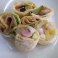 macco♪♯'s cooksnap of when they made くるんでごちそう♪　クレープ巻きサラダ.