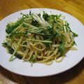 maemame's cooksnap of when they made 水菜とじゃが芋の和風パスタ.
