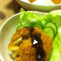 omatsu001's cooksnap of when they made 美味です！☆マカロニグラタンコロッケ☆.