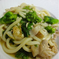 ぼのつま's cooksnap of when they made 豚肉と菜の花の柚子こしょうあんかけうどん.
