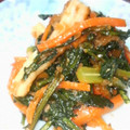 yumipurin's cooksnap of when they made 春菊とちくわの満足炒め*.
