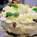 ｍ’ｆｌａｖｏｒ's cooksnap of when they made クリスマス☆リースケーキ.
