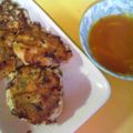 ひなひなひか's cooksnap of when they made お豆腐つくね・とろり卵黄ソースで♪.