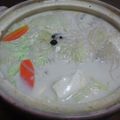 とりっぽ's cooksnap of when they made 豆乳鍋（1人用）.