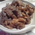 時花菜's cooksnap of when they made 胡桃と蓮根と蒟蒻の✽味噌炒め✽.
