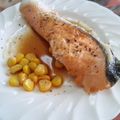 ★Rascal★'s cooksnap of when they made ◆鮭のムニエル◆ｳﾏ２醤油ｿｰｽで♪.