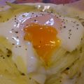 TaytNeyy's cooksnap of when they made じゃがいもの巣ごもり目玉焼き.