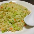 papikun's cooksnap of when they made 節約お掃除レシピ☆大根葉のチャーハン.