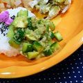 いこたん's cooksnap of when they made 濃厚♬混ぜるだけのアボガドサラダ丼.